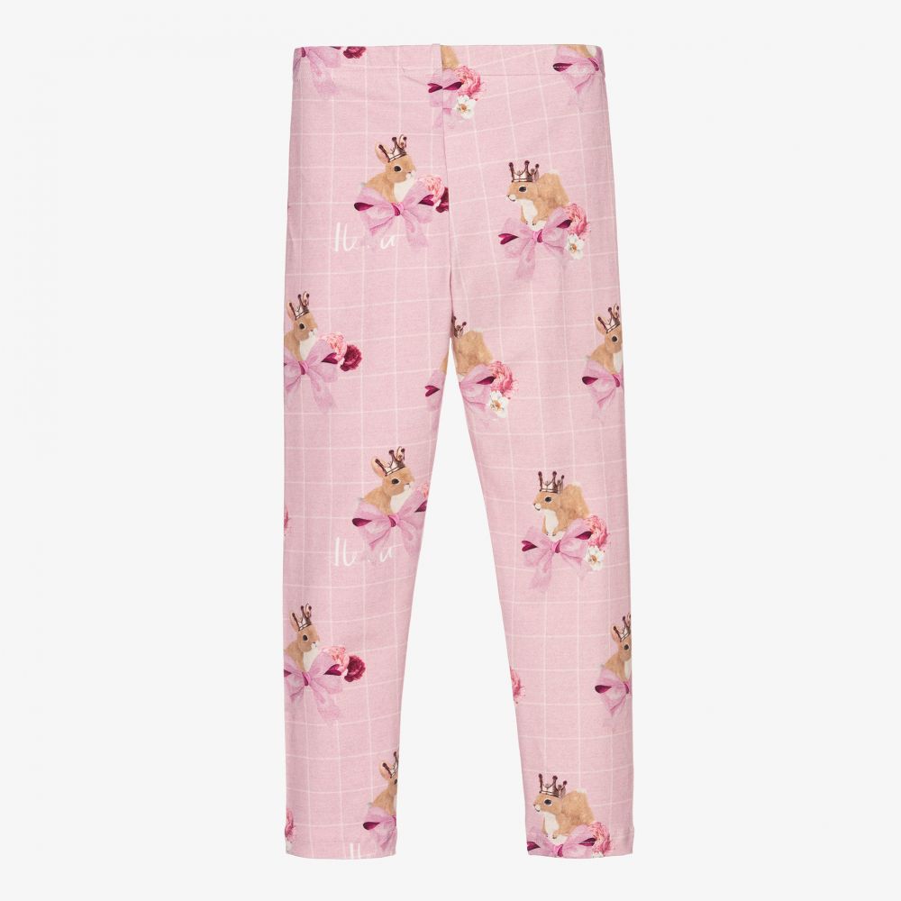 Balloon Chic-Розовые хлопковые легинсы для девочек | Childrensalon Outlet