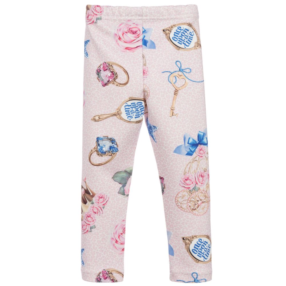 Balloon Chic-ليغنغز لون زهري، أزرق وذهبي للبنات | Childrensalon Outlet