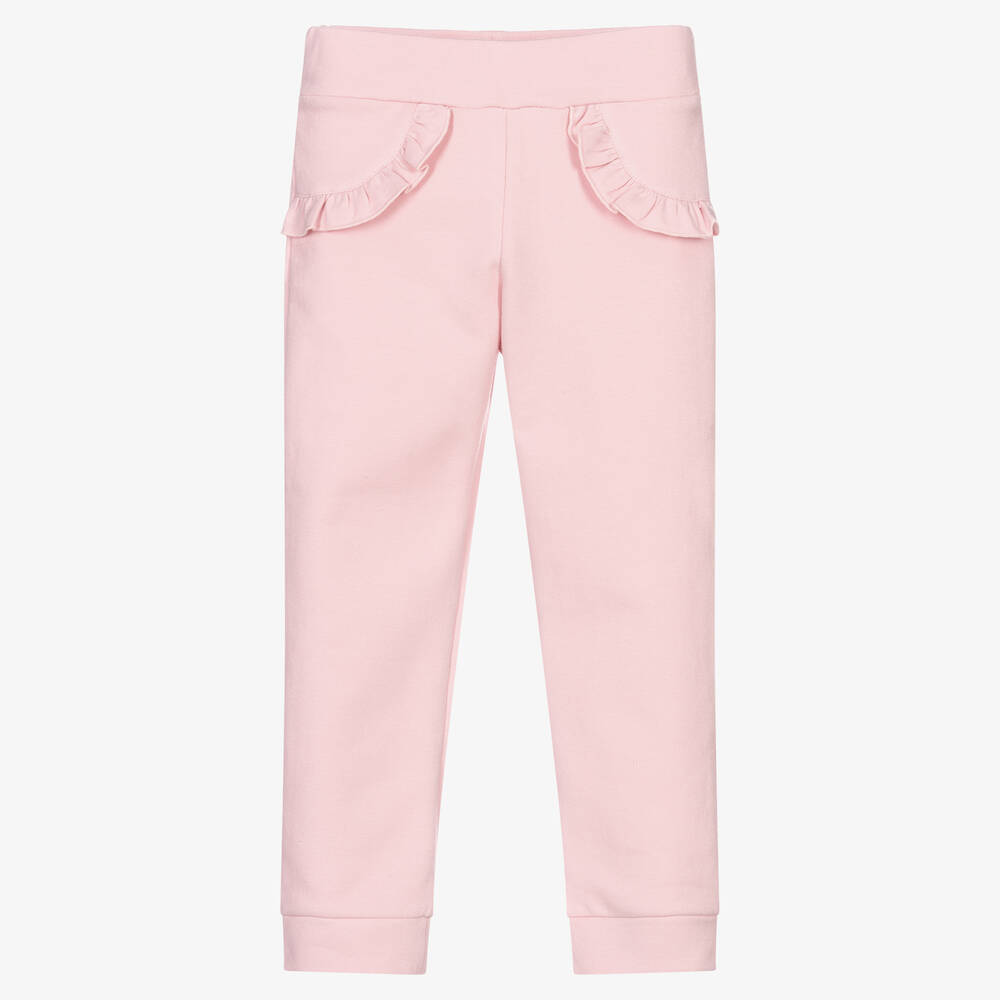 Balloon Chic-Girls Pink Jersey Trousers | Childrensalon Outlet