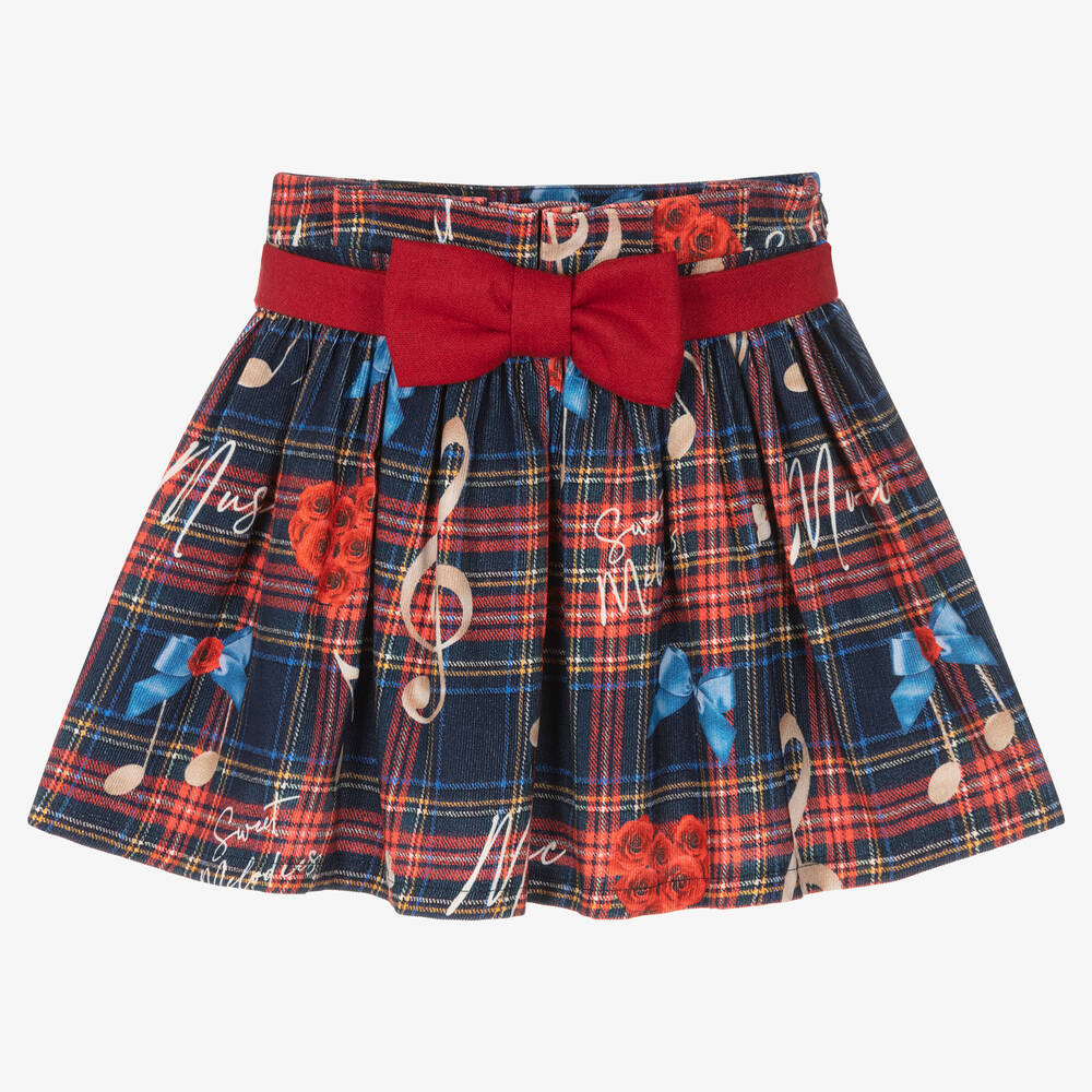 Balloon Chic - Girls Red Corduroy Skirt | Childrensalon