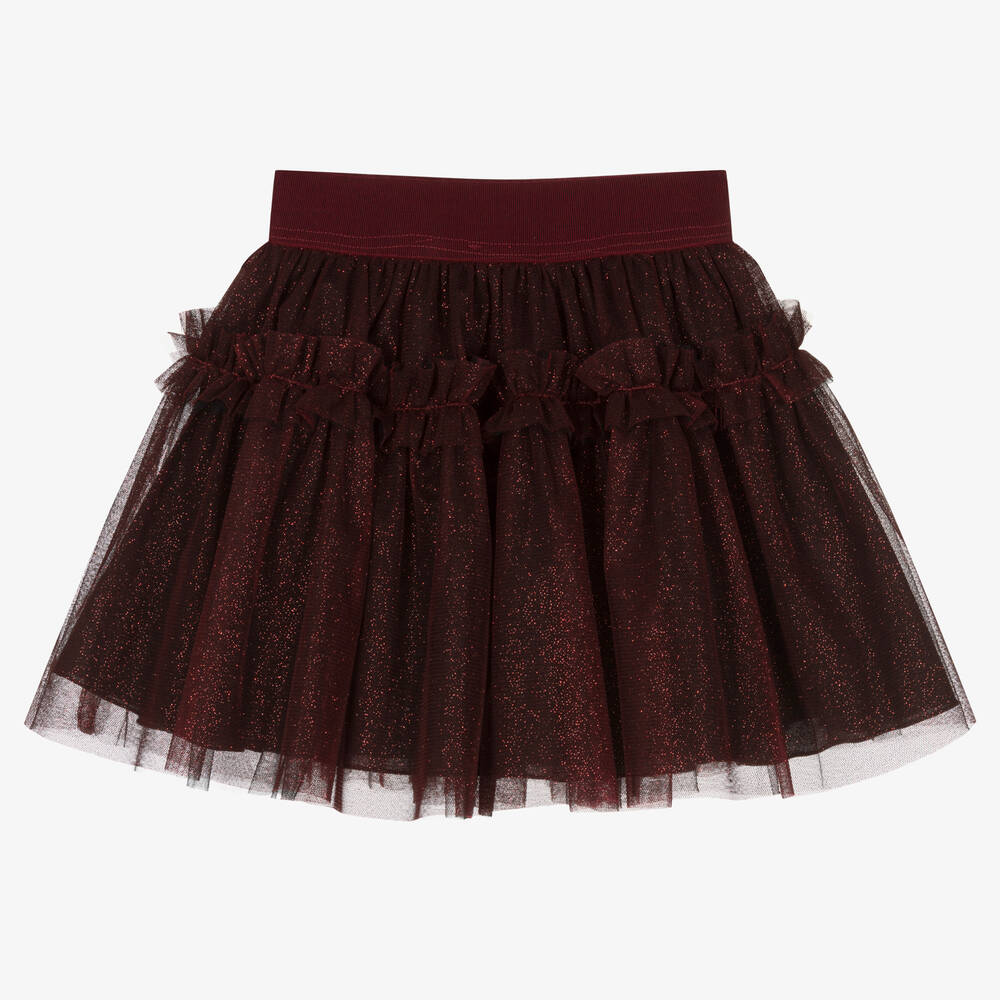 Balloon Chic-Girls Red Glitter Tutu Skirt | Childrensalon Outlet