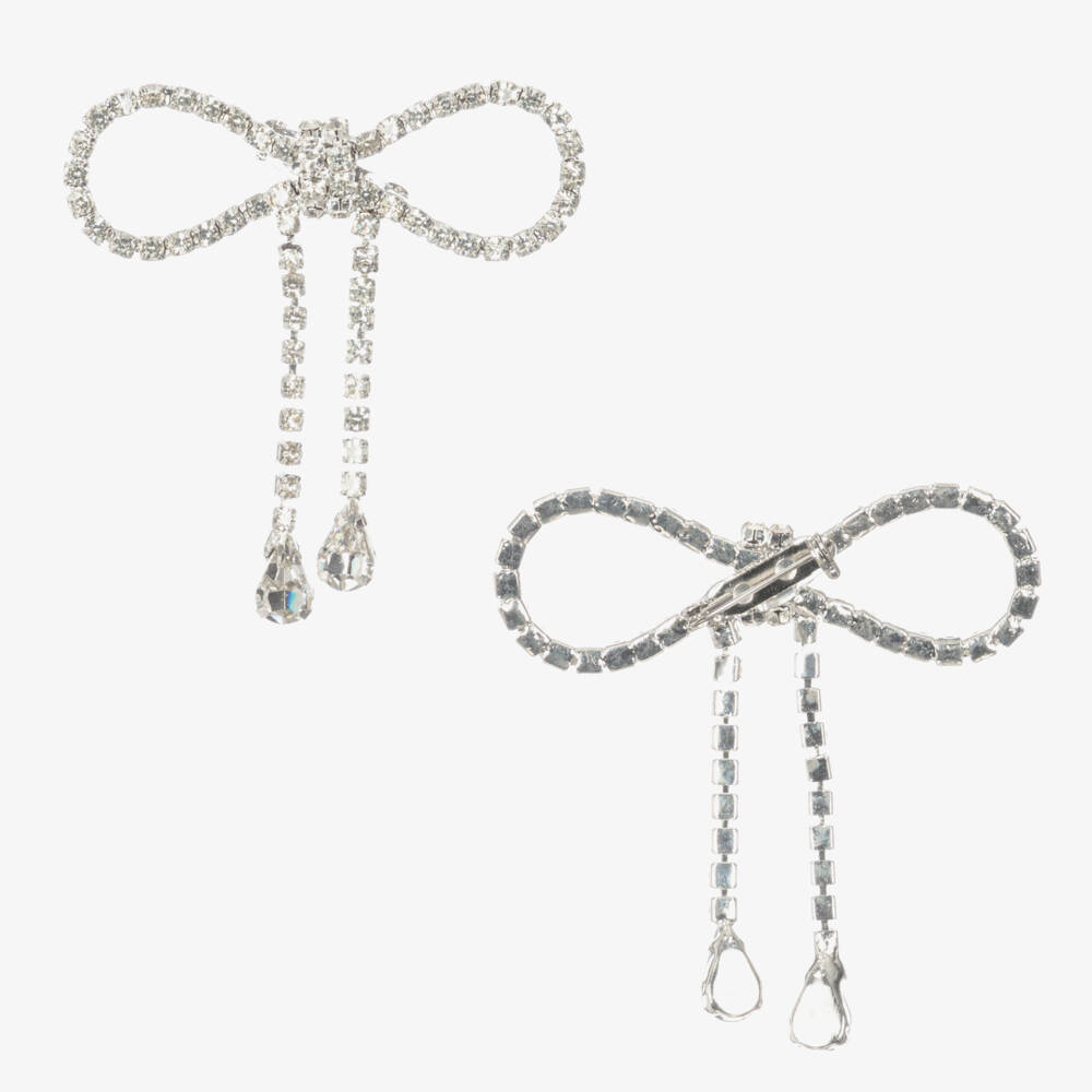 Balloon Chic-Girls Velvet Dress with Diamanté Brooch | Childrensalon Outlet