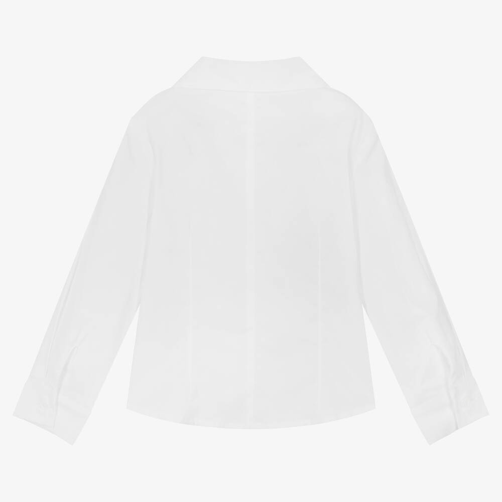 Balloon Chic Girls White Cotton Shirt Childrensalon Outlet balloon-chic-girls-white-cotton-shirt-childrensalon-outlet