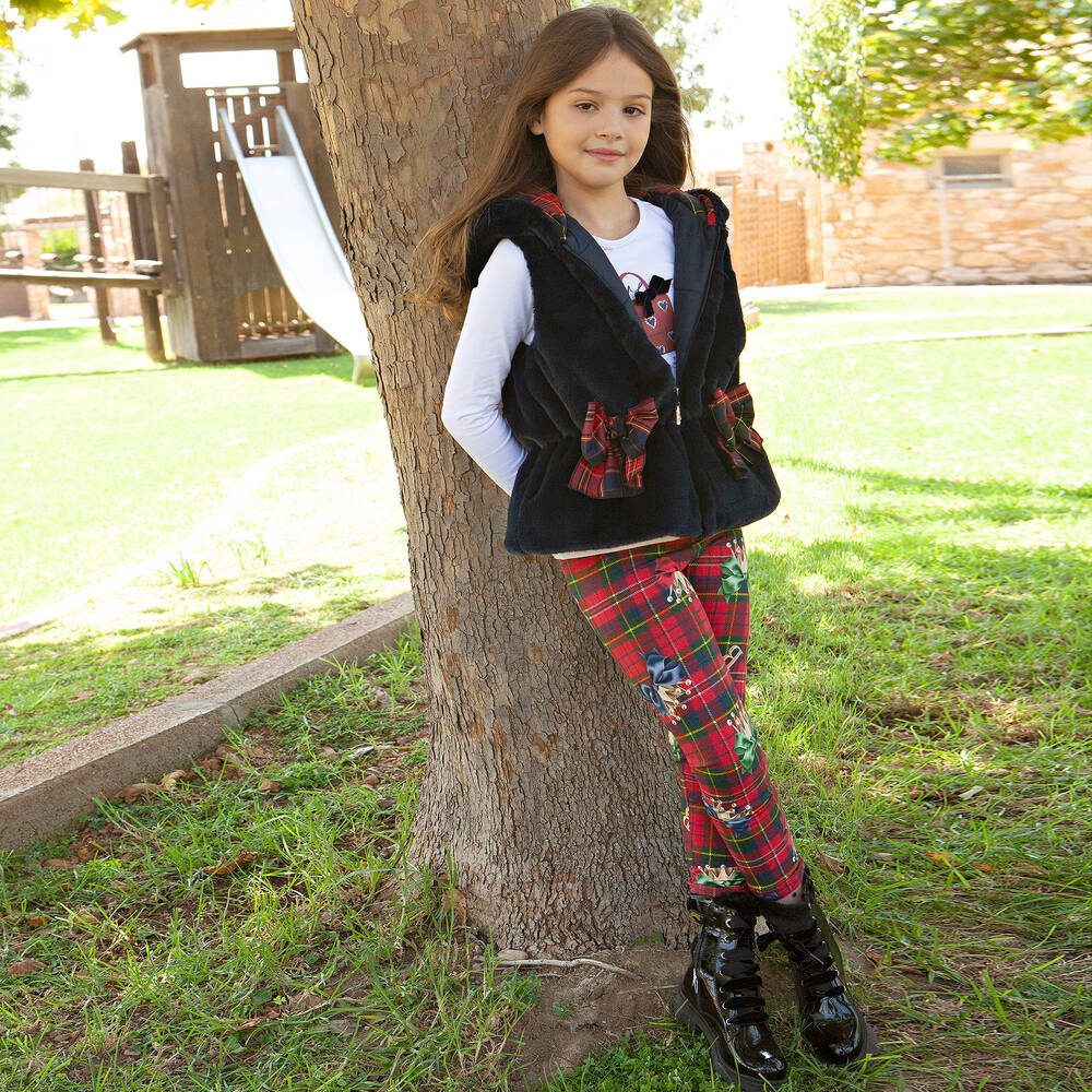 Balloon Chic-توب قطن جيرسي لون أبيض للبنات | Childrensalon Outlet