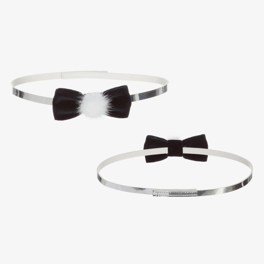 Balloon Chic-Navy Blue Velvet & Tulle Dress | Childrensalon Outlet