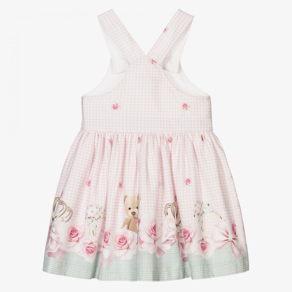 Balloon Chic-فستان بينافور قطن كوردروي لون زهري | Childrensalon Outlet