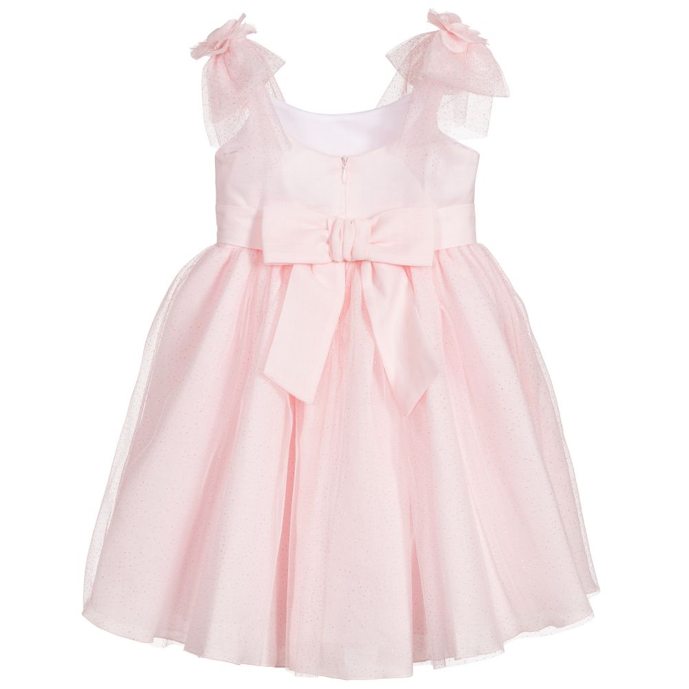 Balloon Chic-Pink Sparkly Tulle Dress | Childrensalon Outlet