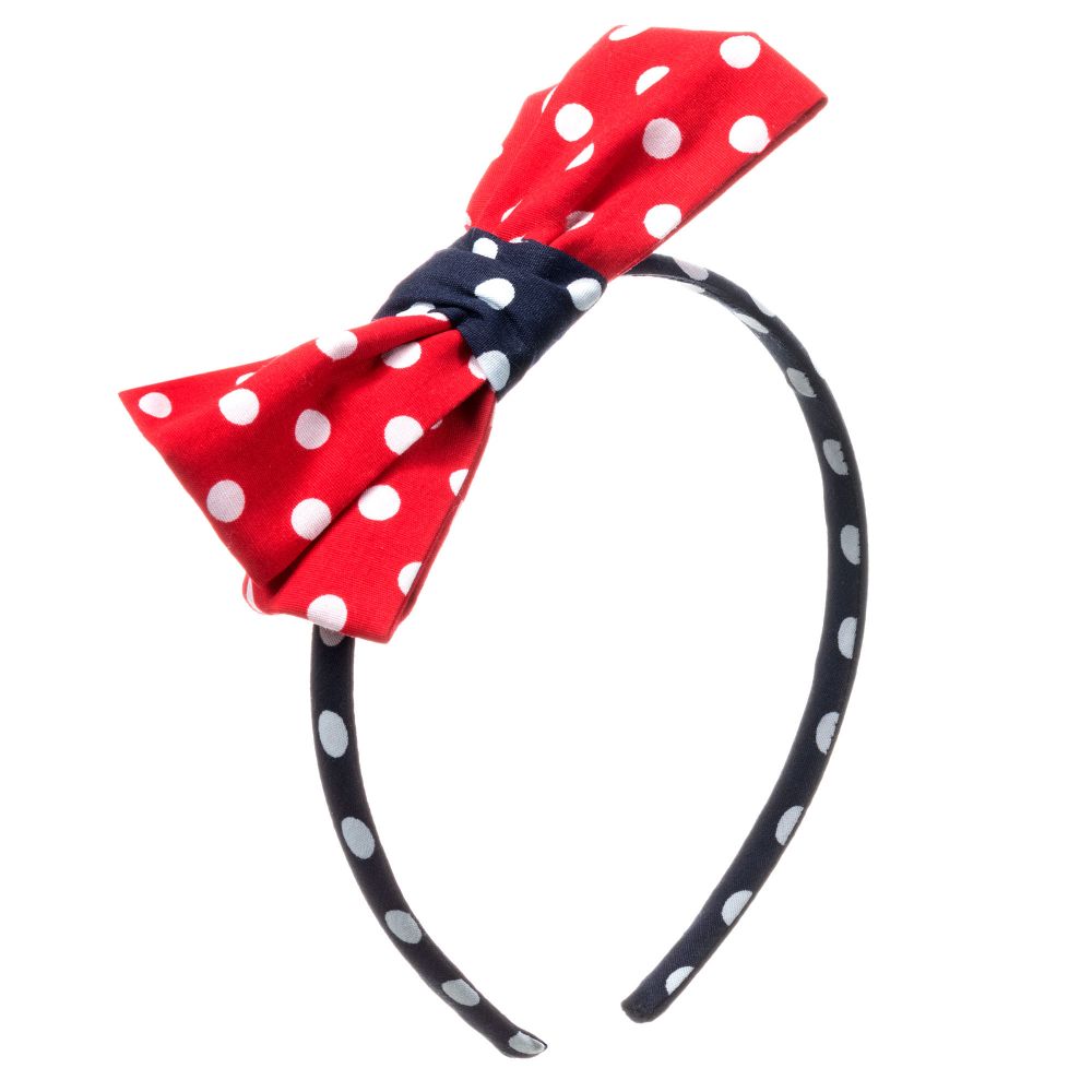 Balloon Chic - Red & Blue Spotty Hairband | Childrensalon