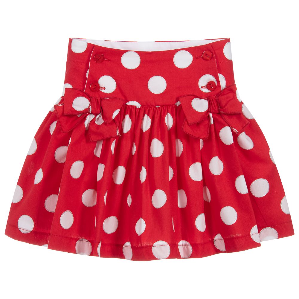 Balloon Chic - Red & White Polka Dot Skirt | Childrensalon