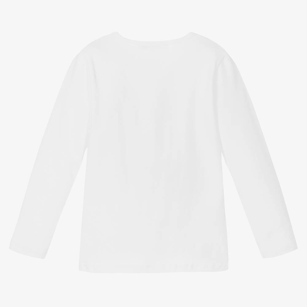 Balloon Chic-White Tiger & Snowflakes Top | Childrensalon Outlet