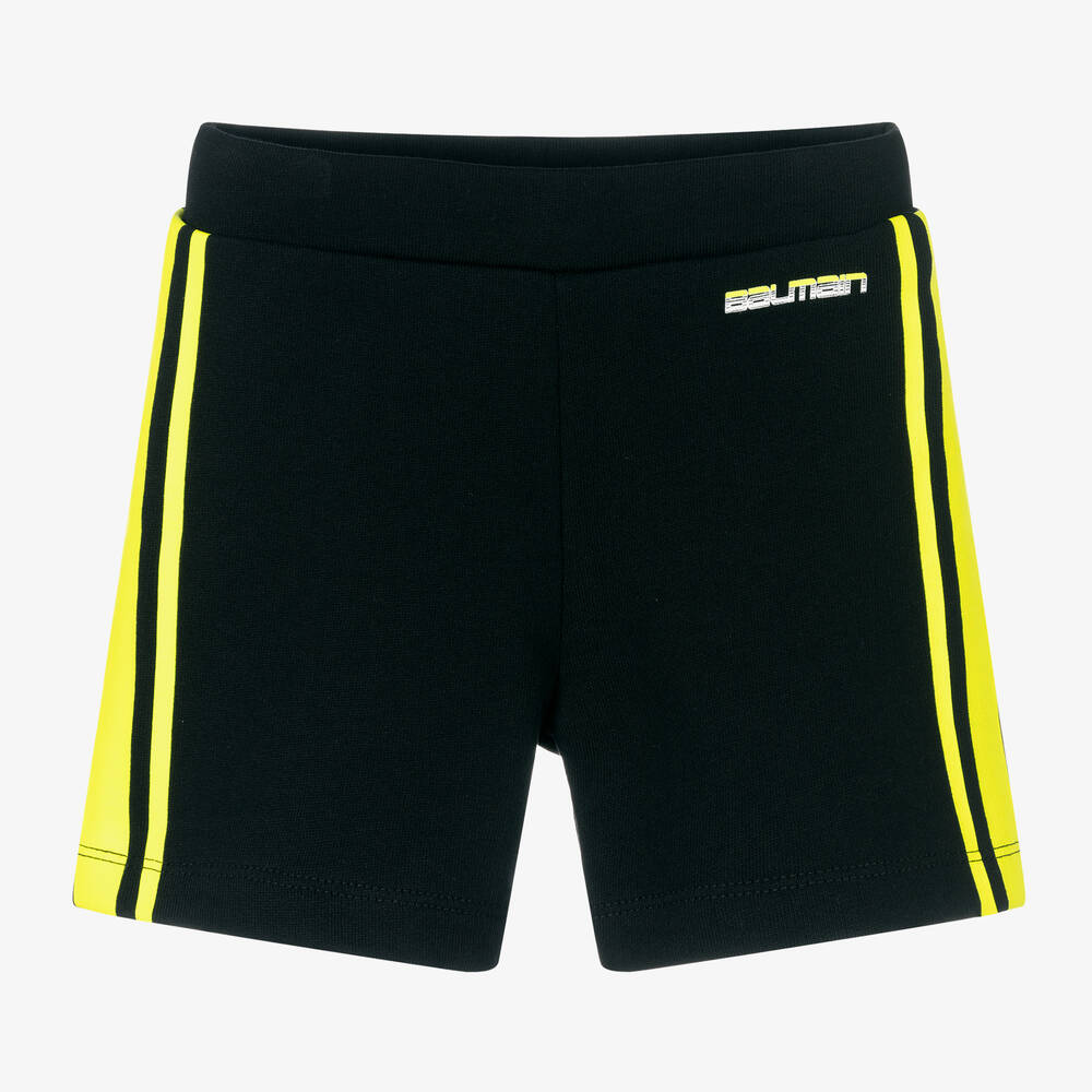 Balmain - Baby Boys Black Logo Shorts | Childrensalon