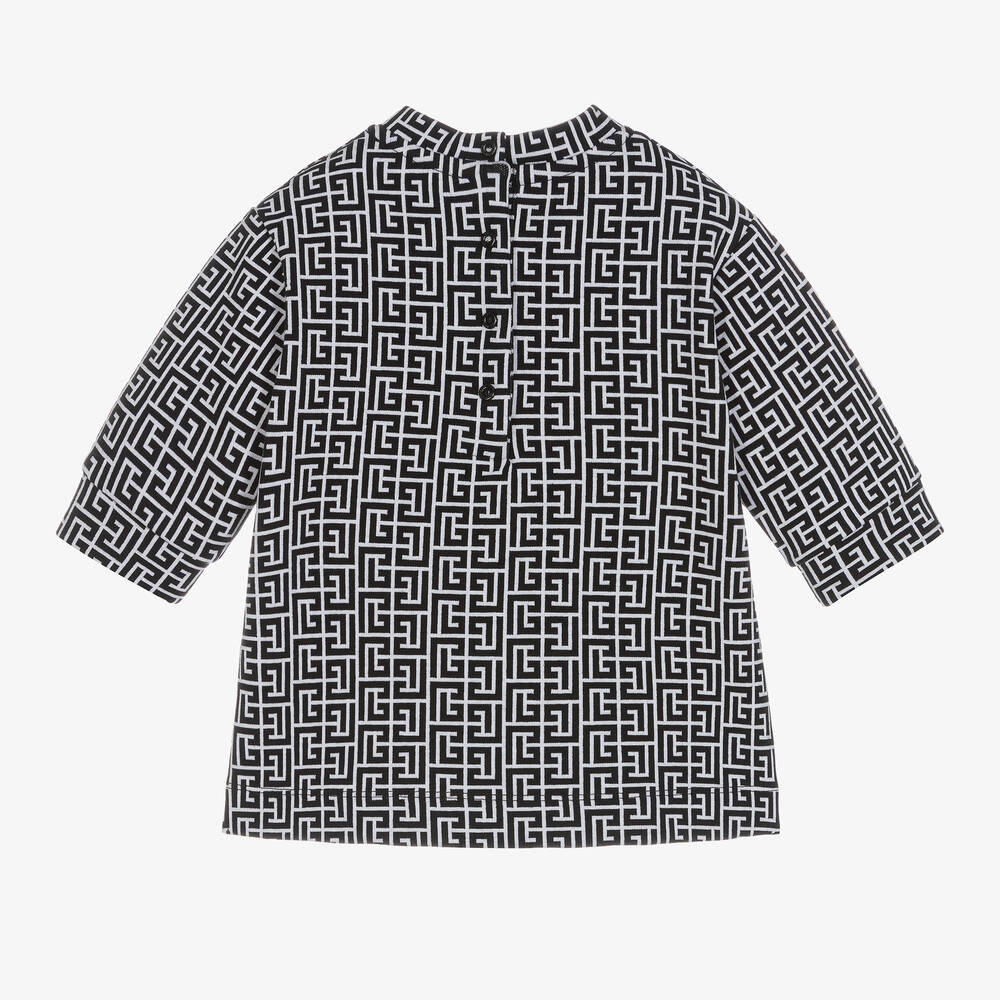 Balmain-Черное платье для малышек | Childrensalon Outlet