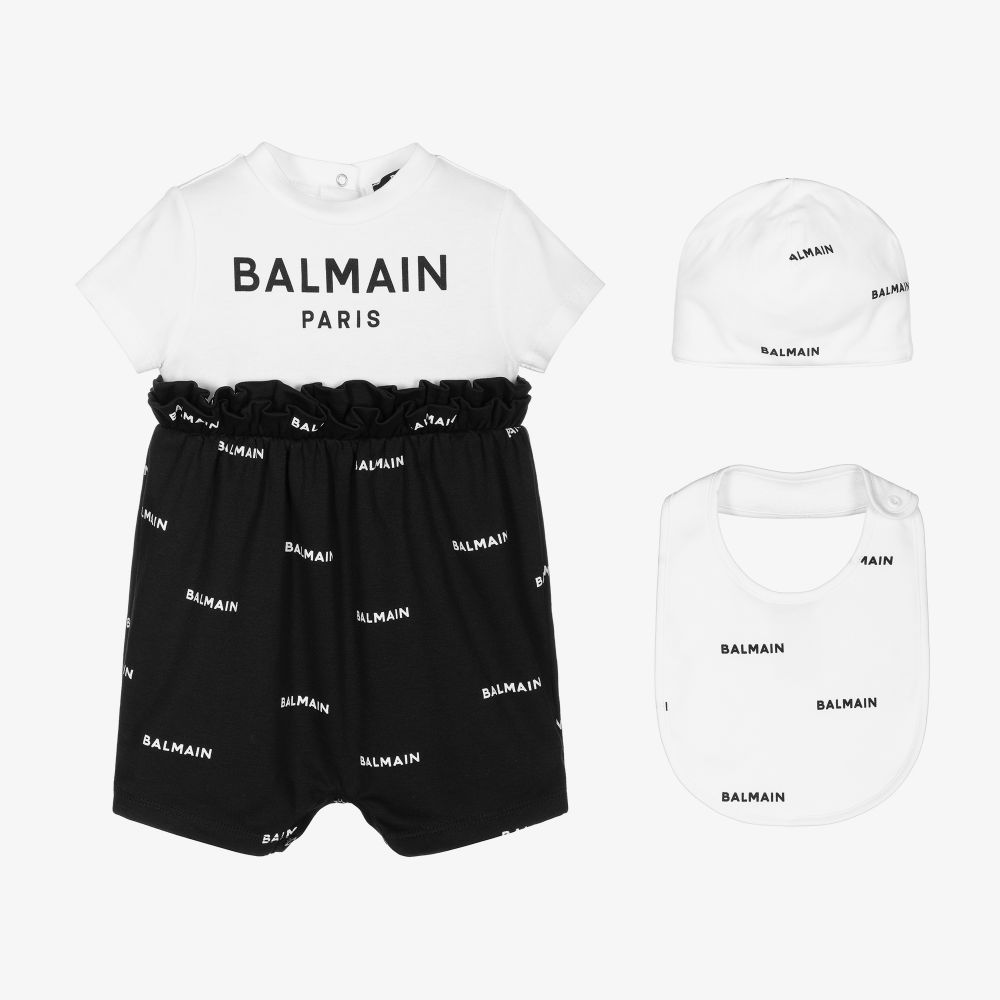 Balmain - Baby Girls Shortie Gift Set | Childrensalon
