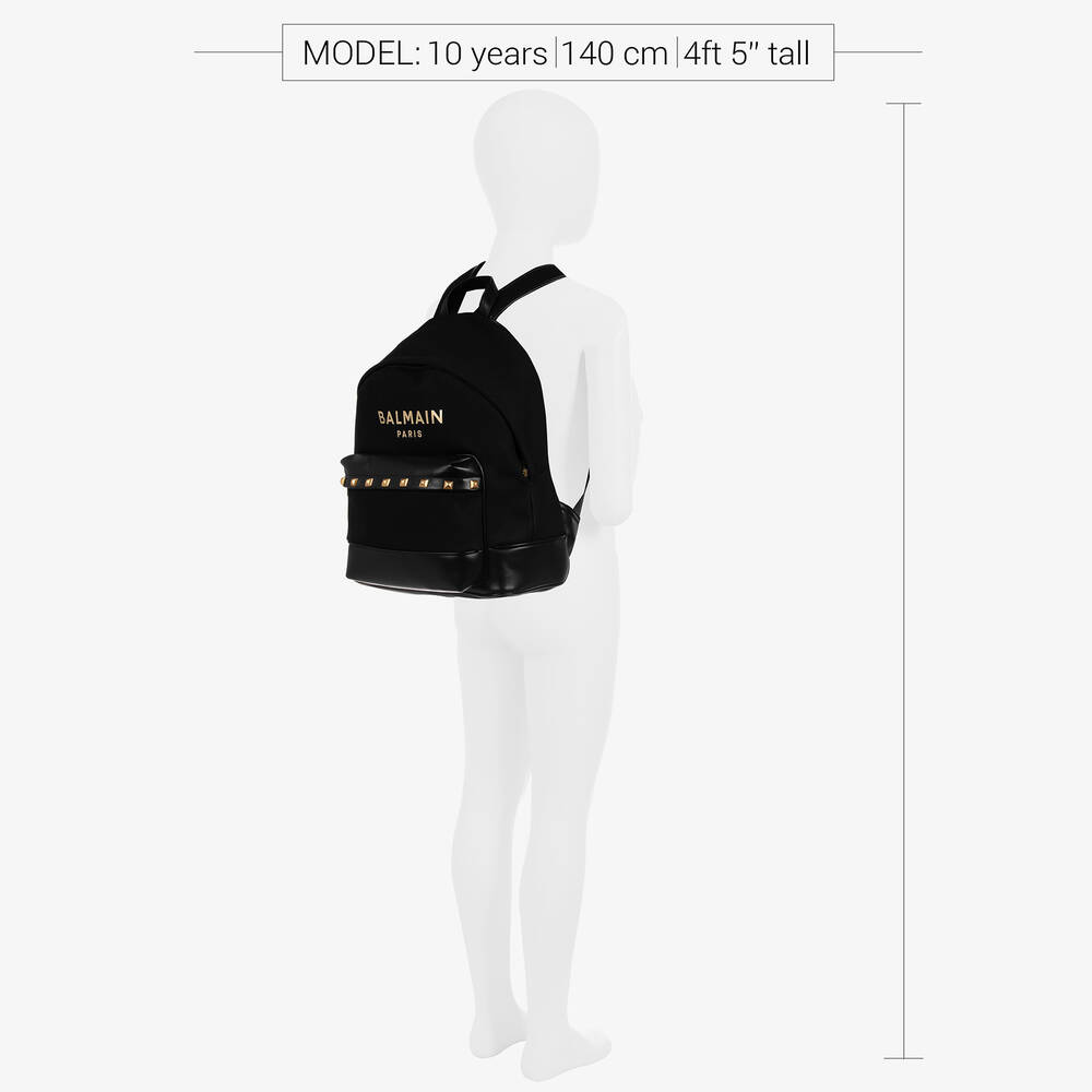 Balmain leather 2025 backpack