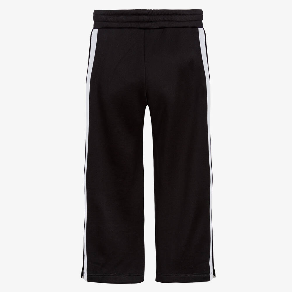 Balmain-Black Logo Jersey Trousers | Childrensalon Outlet