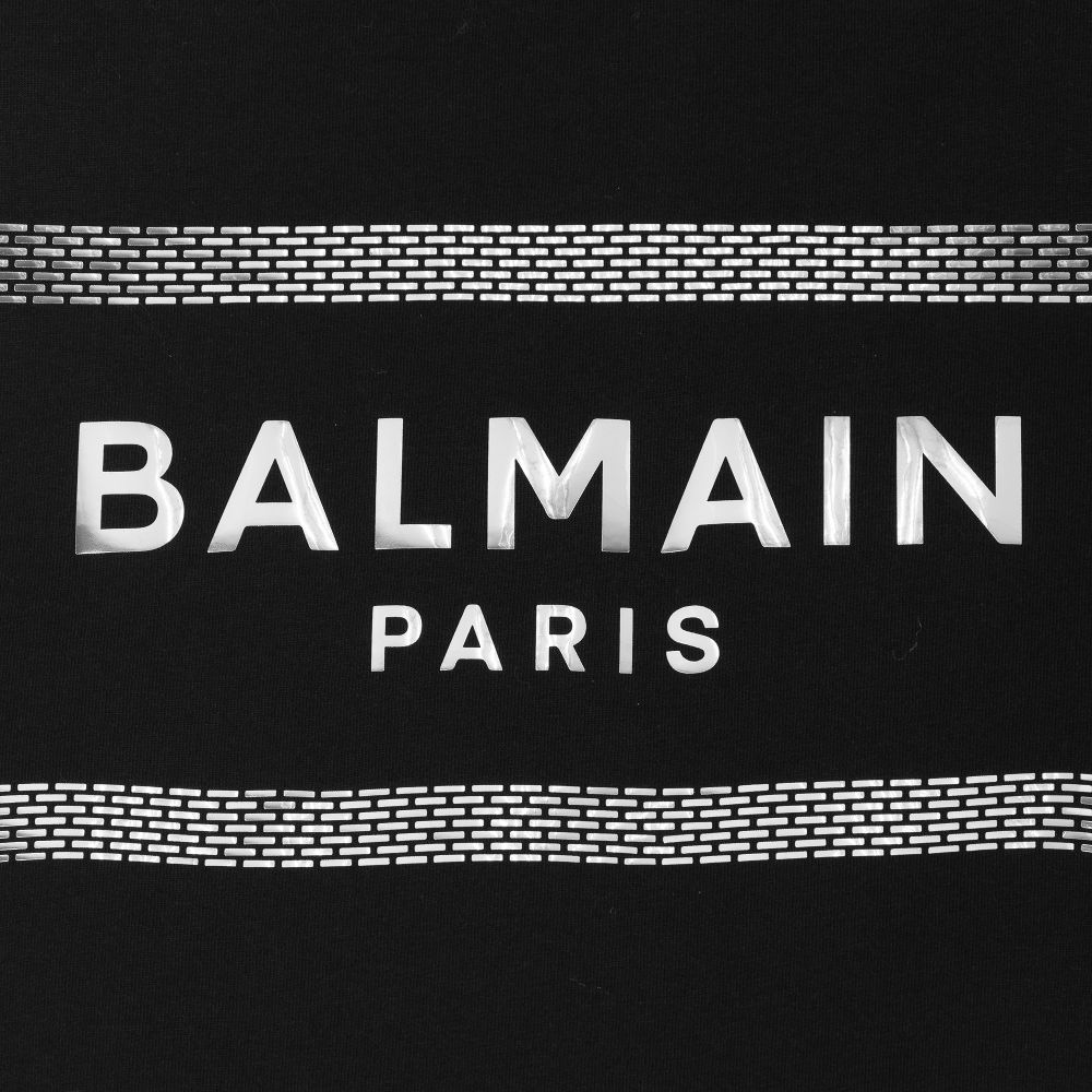 Balmain-Черное платье из джерси | Childrensalon Outlet