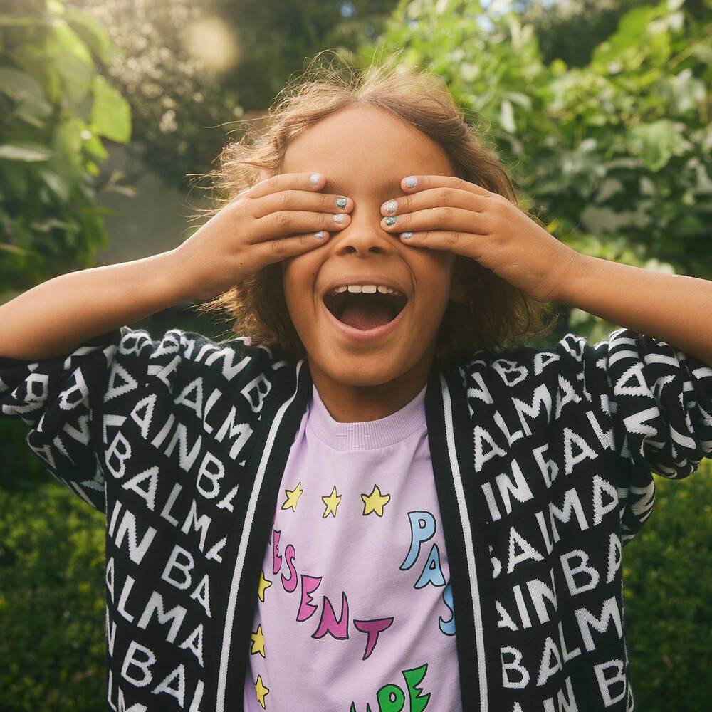 بالمان -كارديغان صوف محبوك لون أسود | Childrensalon Outlet