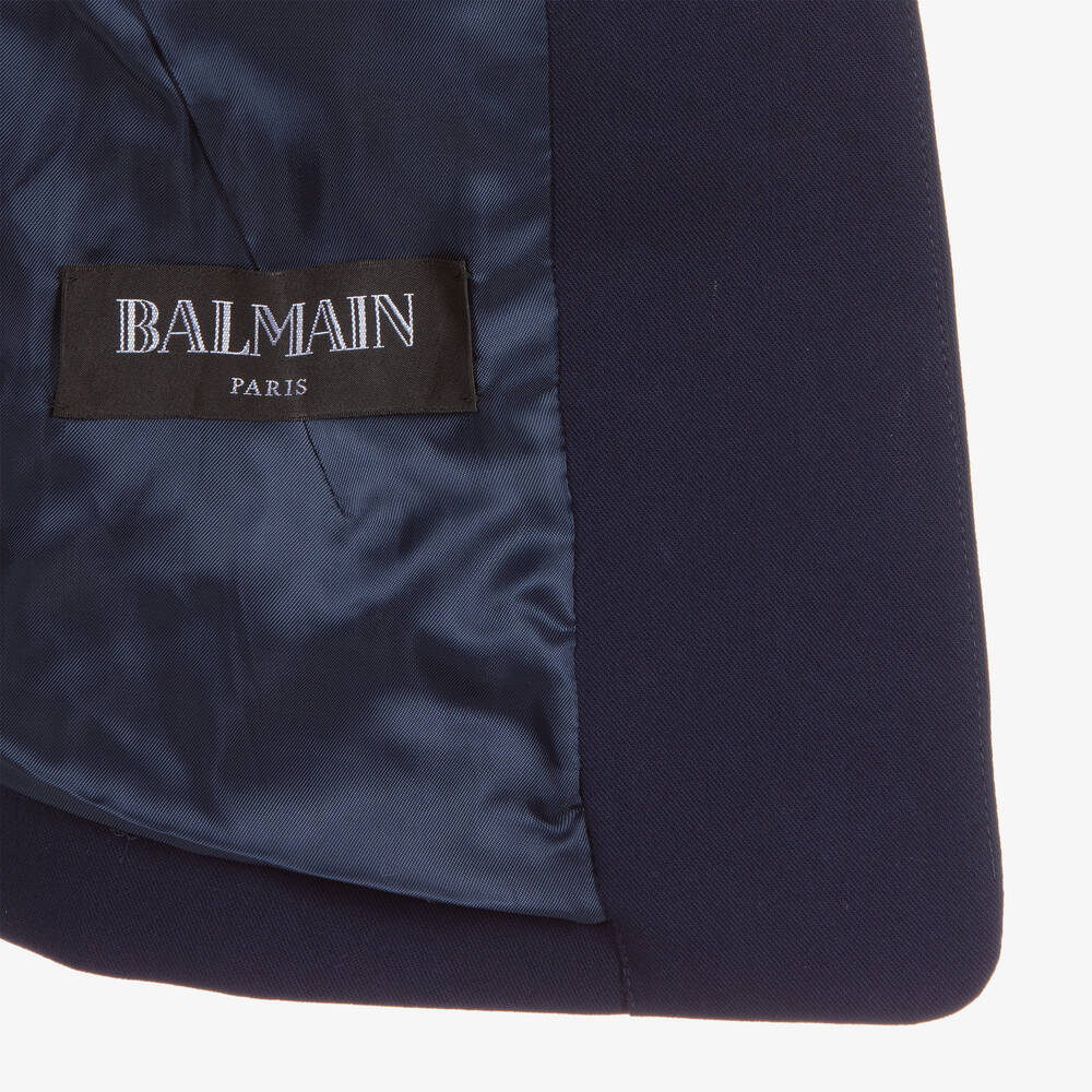 かわいい！ Cotton Blue - Balmain Military Outlet Childrensalon | Jacket スーツ