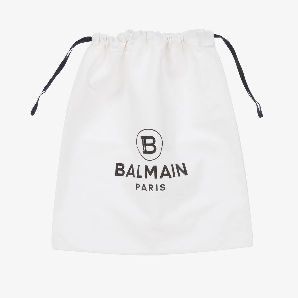 Balmain-Boys Black Knitted Balaclava | Childrensalon Outlet