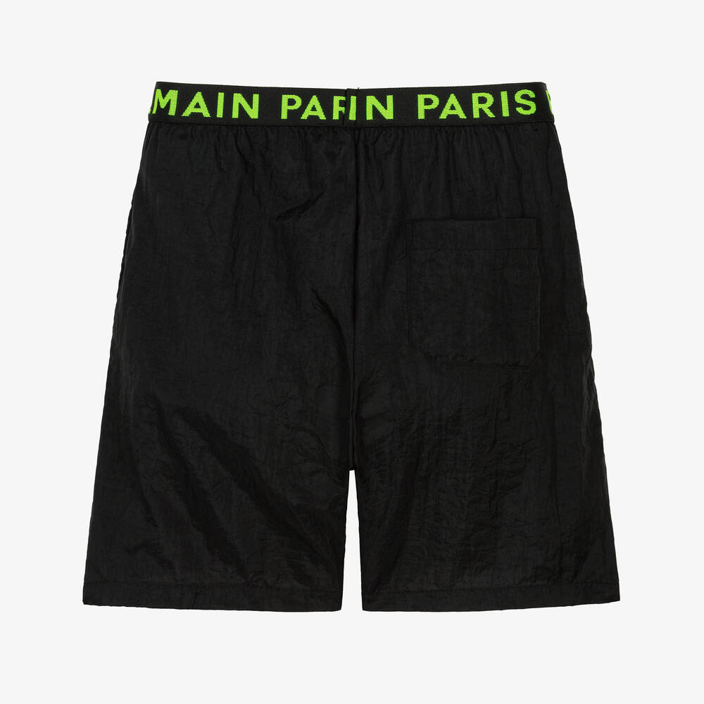 Balmain Boys Black Swim Shorts Childrensalon Outlet