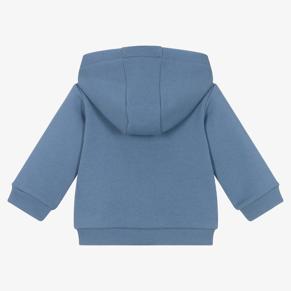 Balmain-Голубой хлопковый топ на молнии для мальчиков | Childrensalon Outlet