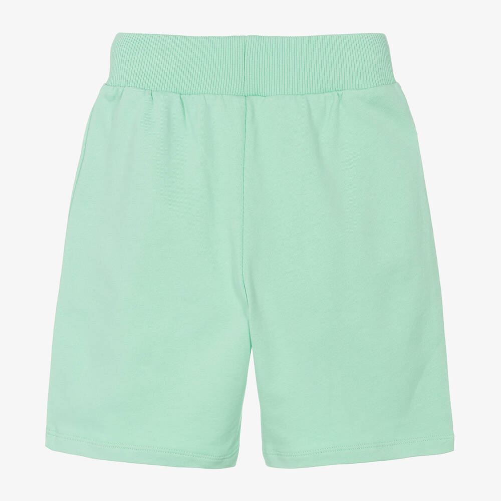 Balmain-Boys Green Cotton Shorts | Childrensalon Outlet