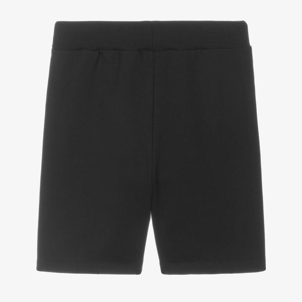 Balmain-Boys Luxe Black Jersey Shorts | Childrensalon Outlet