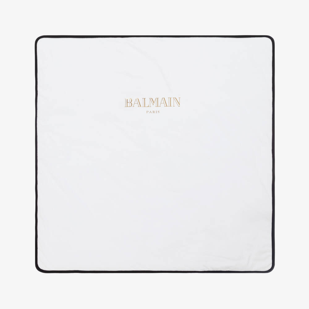 Balmain-Boys' Soft Ivory Snuggle Coverlet | Childrensalon Outlet