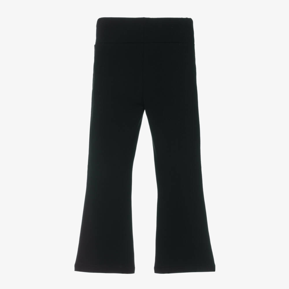 Balmain-Girls Black Flared Trousers | Childrensalon Outlet