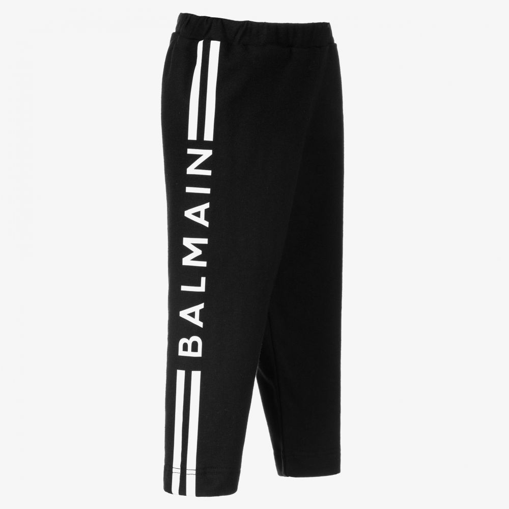 Balmain-Черные легинсы для девочек | Childrensalon Outlet