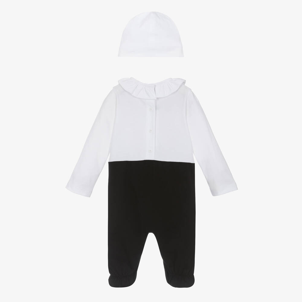 Balmain-طقم أنيق للبنات باللون الأسود | Childrensalon Outlet