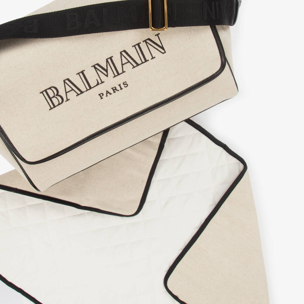 Balmain-Girls Lux Ivory Baby Tote | Childrensalon Outlet