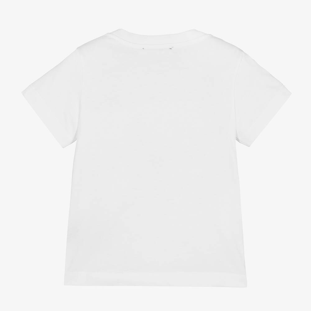 بالمان -تيشيرت قطن جيرسي مزين بترتر لون أبيض للبنات | Childrensalon Outlet