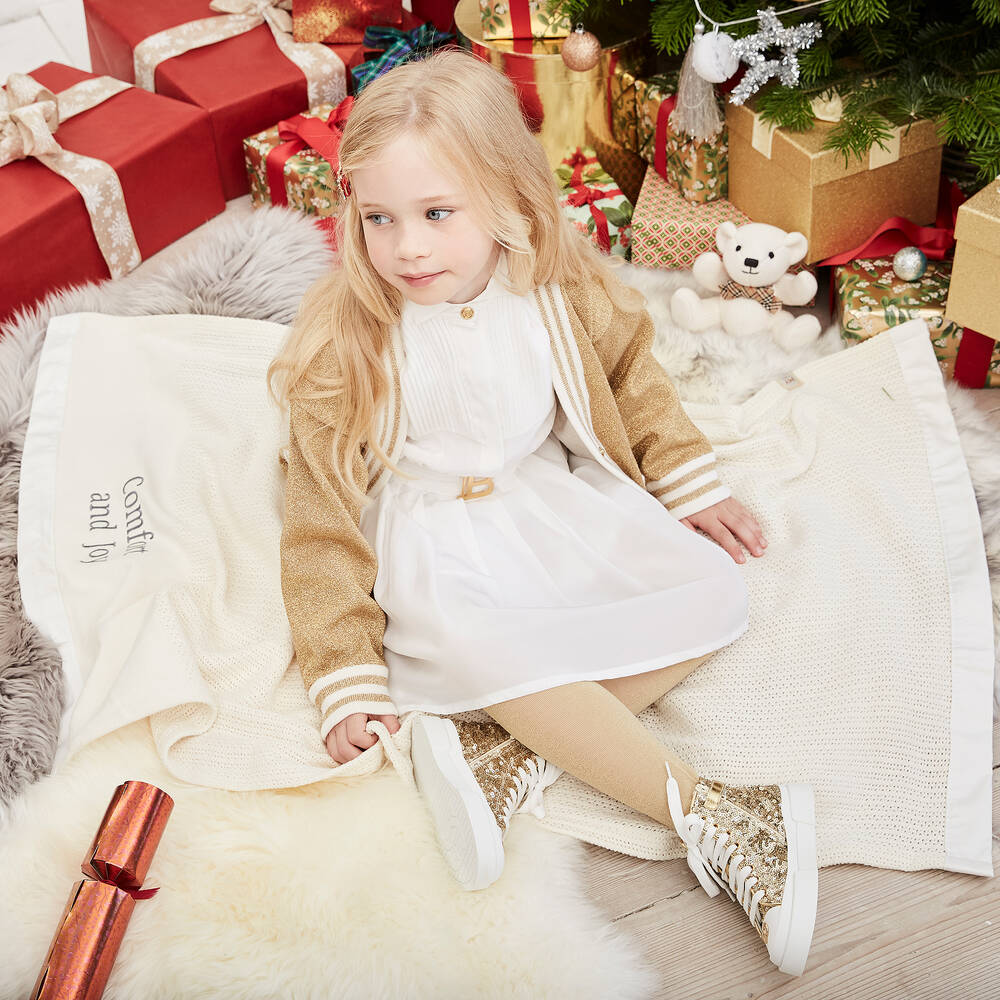 Robe balmain blanche sales