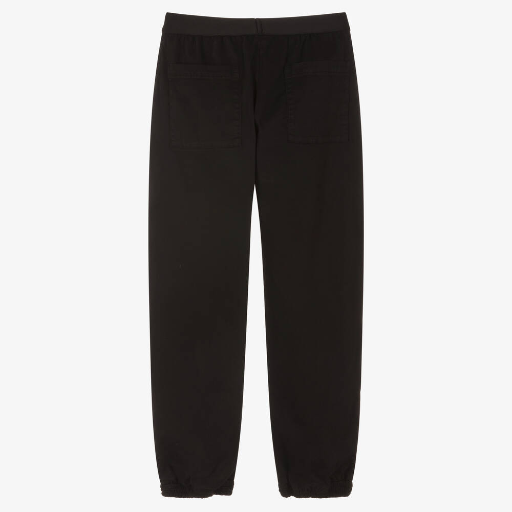 Balmain-Черные хлопковые джоггеры для подростков | Childrensalon Outlet