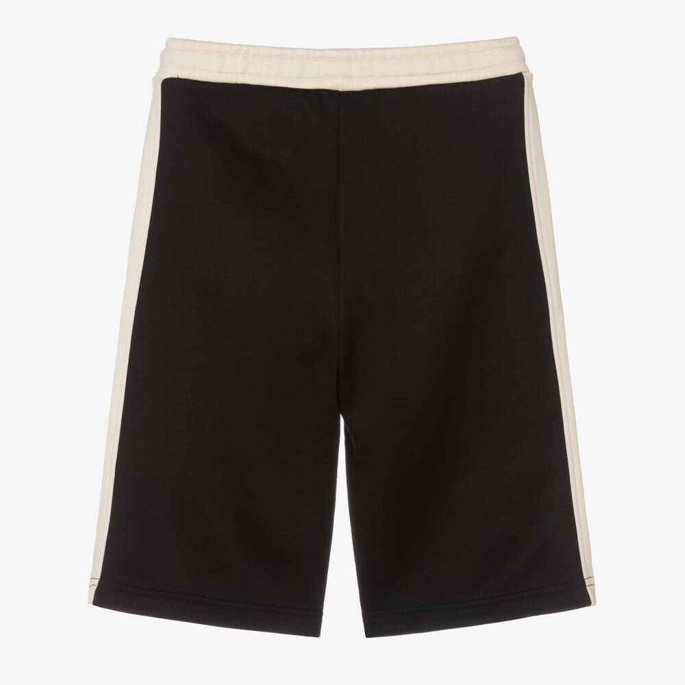Balmain-شورت تينز قطن جيرسي لون أسود | Childrensalon Outlet
