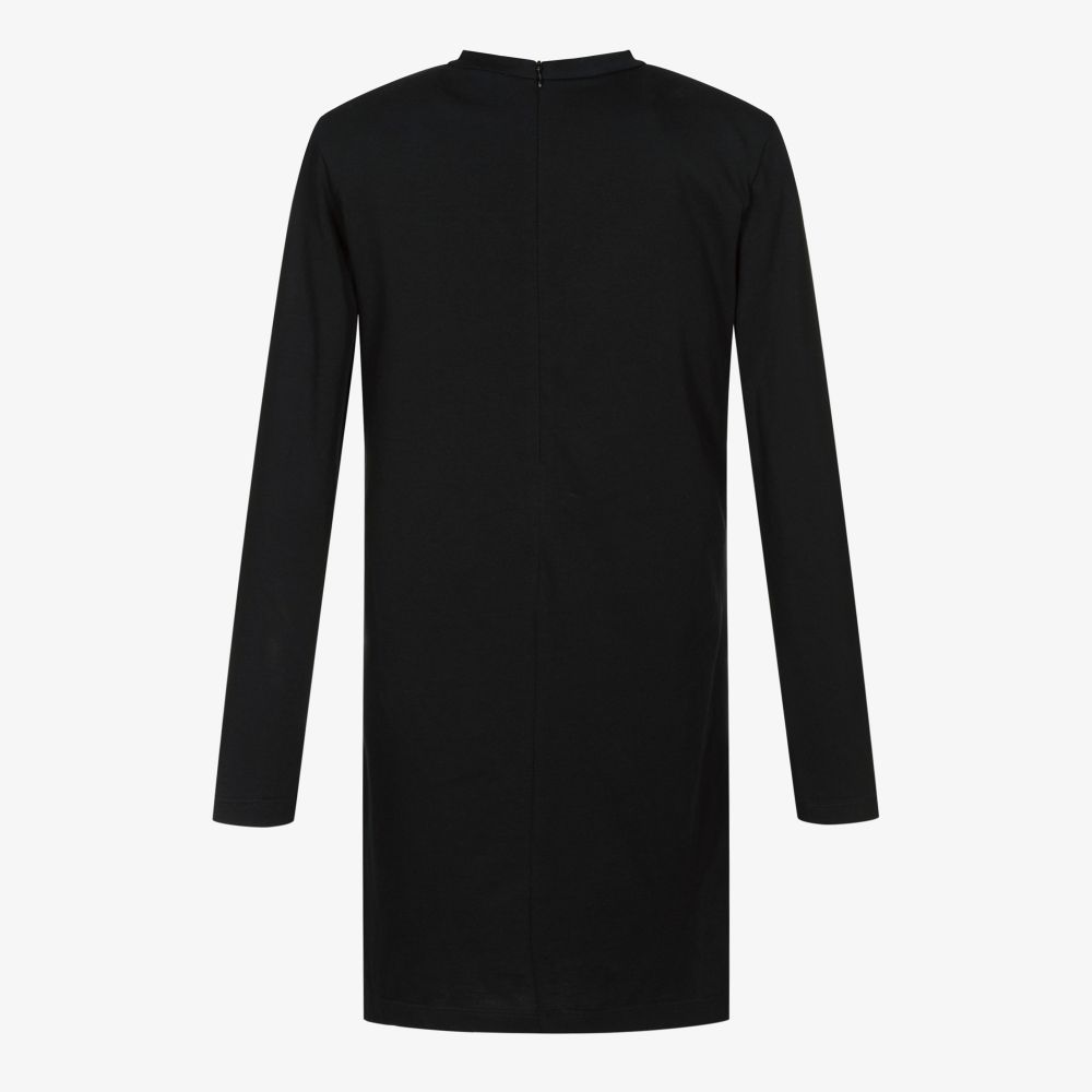Balmain-Teen Black Logo Dress | Childrensalon Outlet