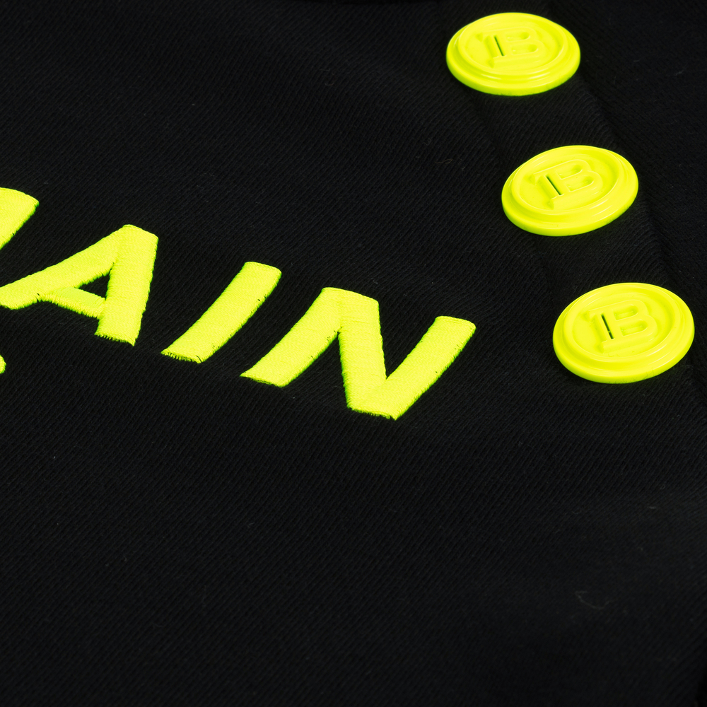 Balmain-Черный свитшот для подростков | Childrensalon Outlet