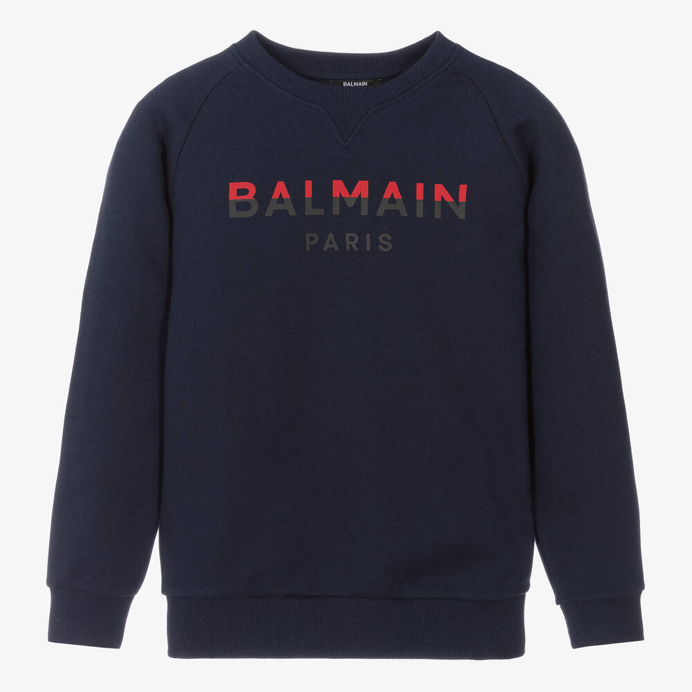 Balmain navy sweatshirt online
