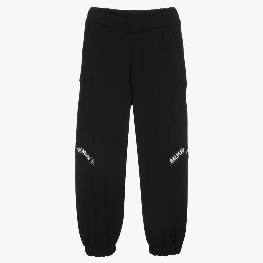 Balmain - Schwarze Teen Jogginghose (M) | Childrensalon