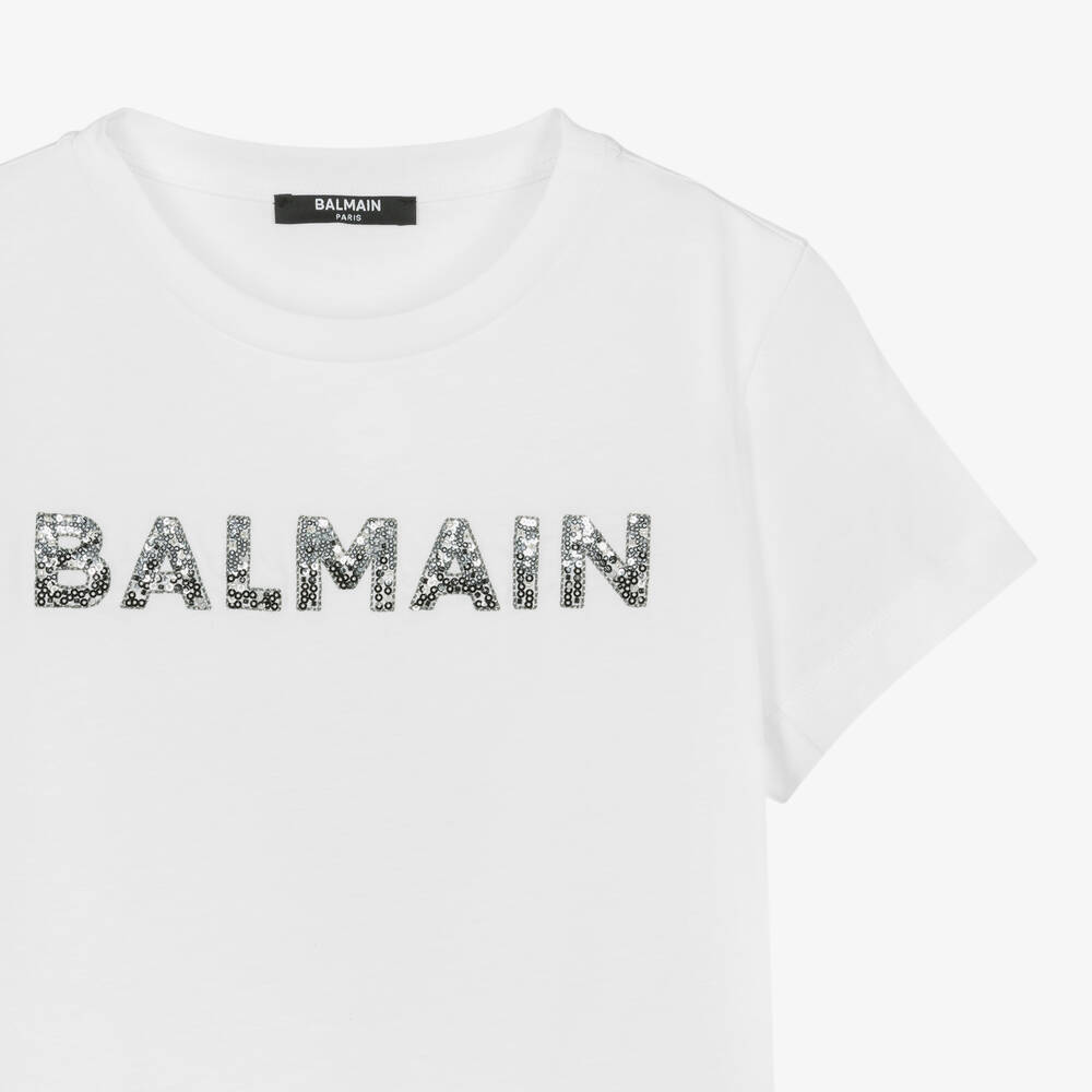Girls balmain tshirt shop