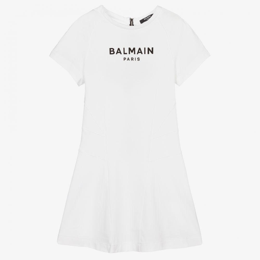 Robe balmain blanche hotsell