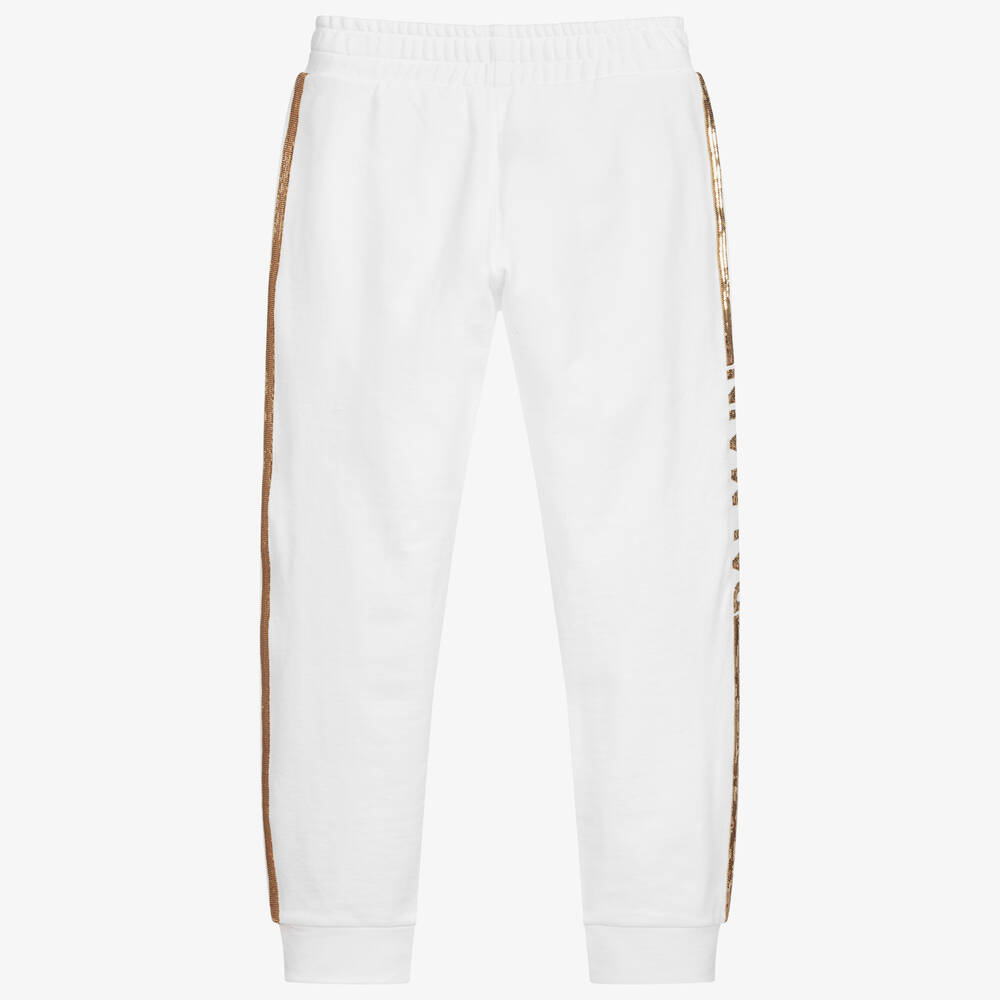 Balmain-Кремово-золотистые джоггеры для подростков | Childrensalon Outlet