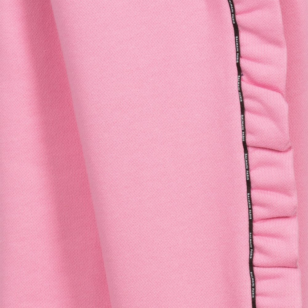 Balmain-Teen Pink Logo Joggers | Childrensalon Outlet