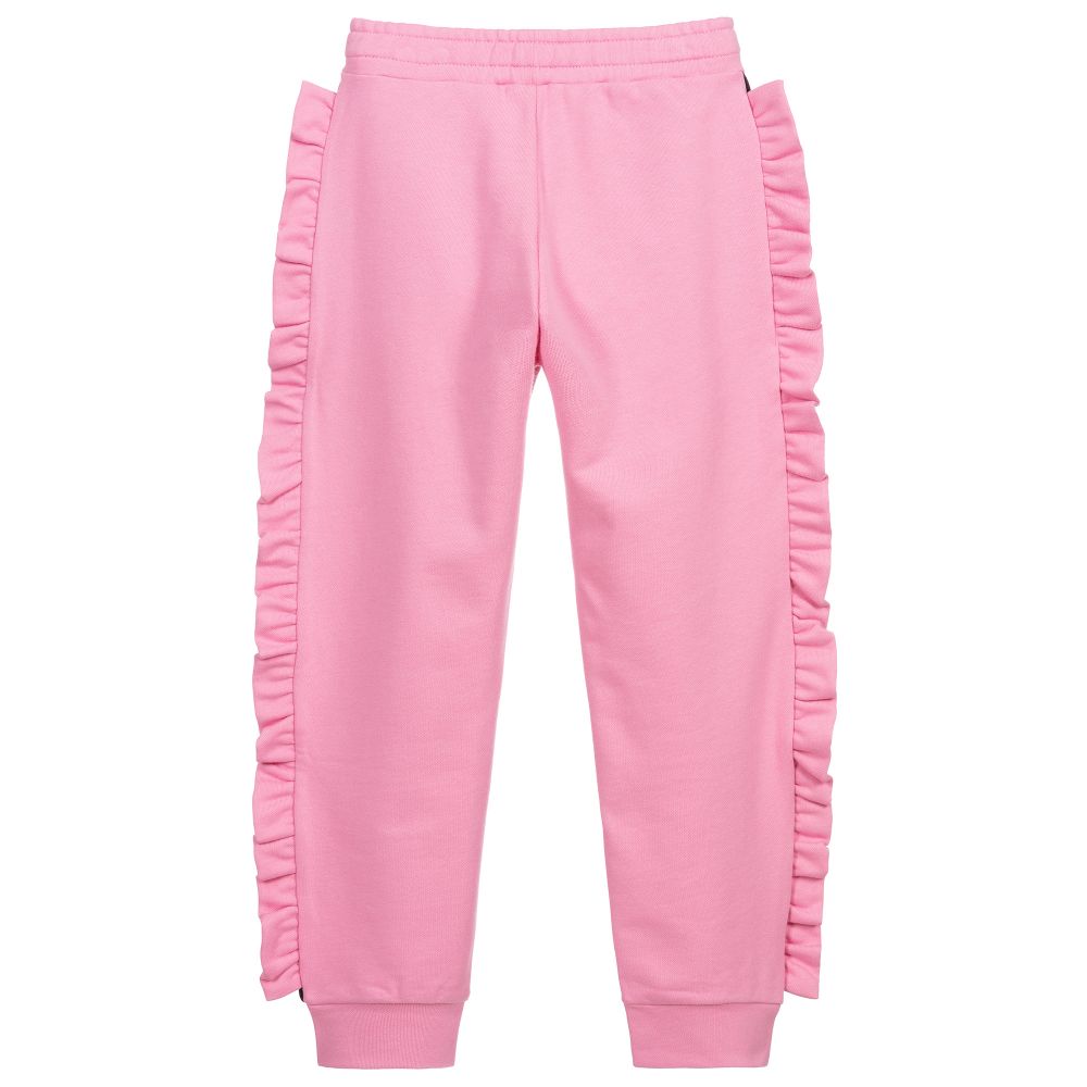 Balmain-Teen Pink Logo Joggers | Childrensalon Outlet