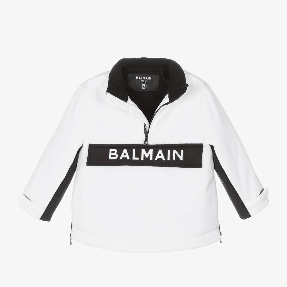 Balmain-Черно-белая лыжная куртка | Childrensalon Outlet