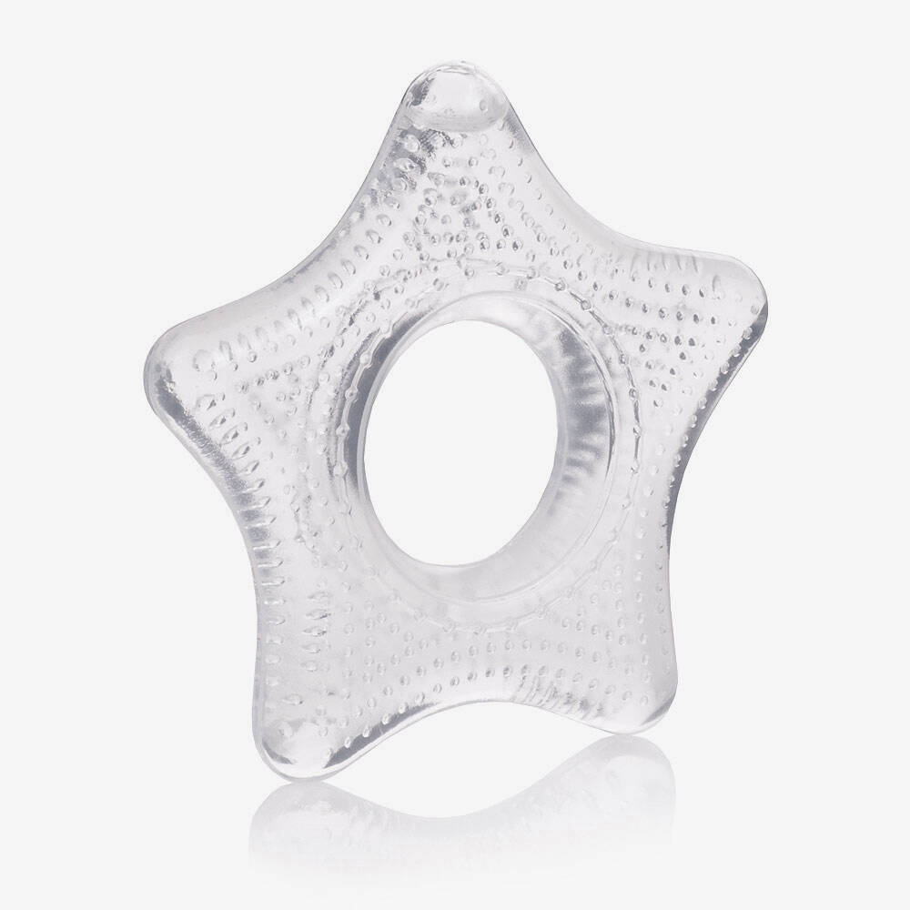 Bam Bam-Clear Star Teether (9cm) | Childrensalon Outlet