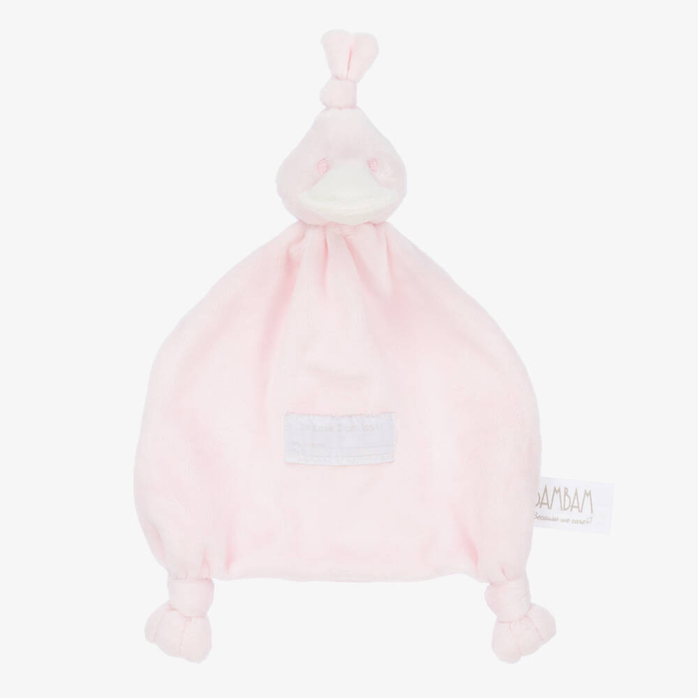 Bam Bam-Girls Soft Pink Snuggle Doudou | Childrensalon Outlet