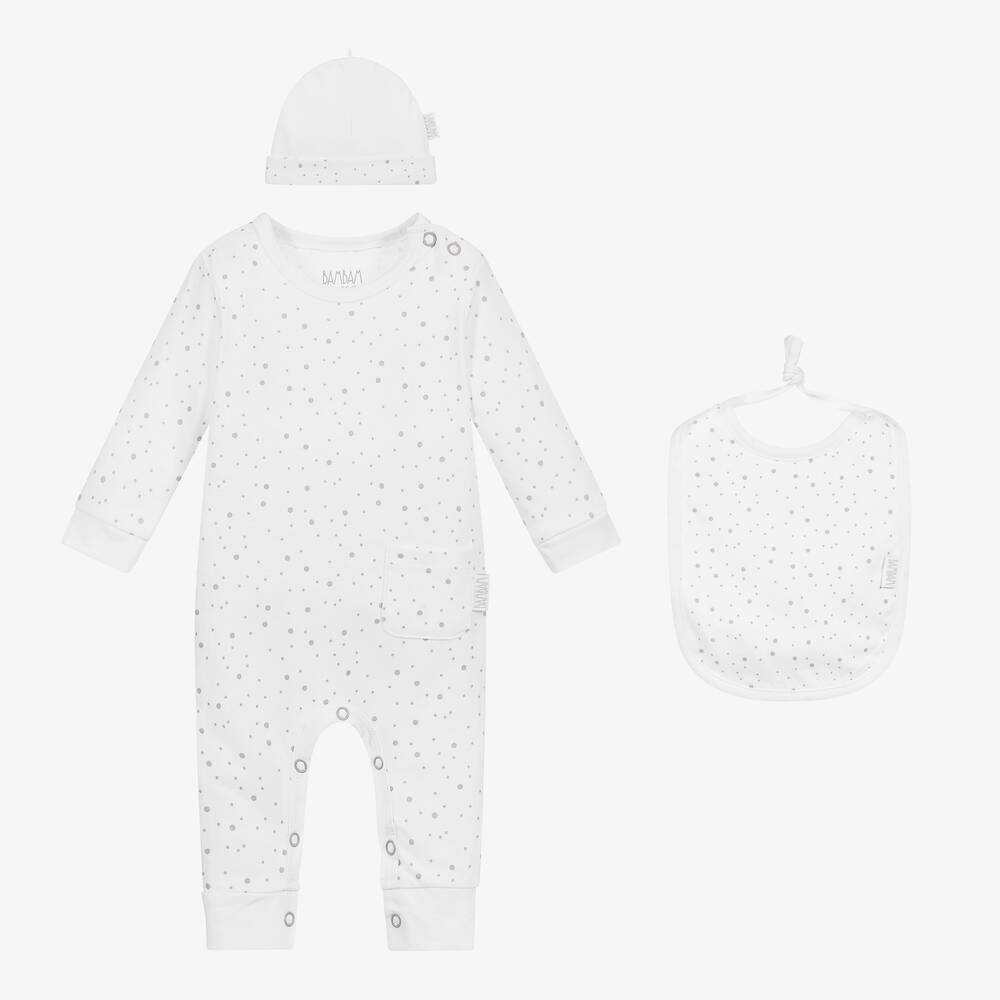 Bam Bam - Organic Cotton Babysuit Set | Childrensalon
