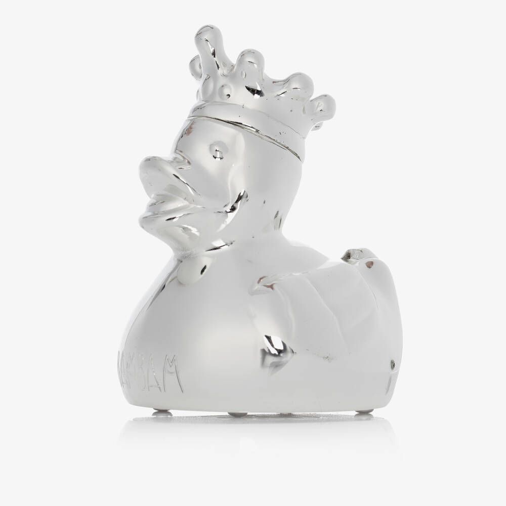 Bam Bam - Silver Plated Duck Money Box | Childrensalon